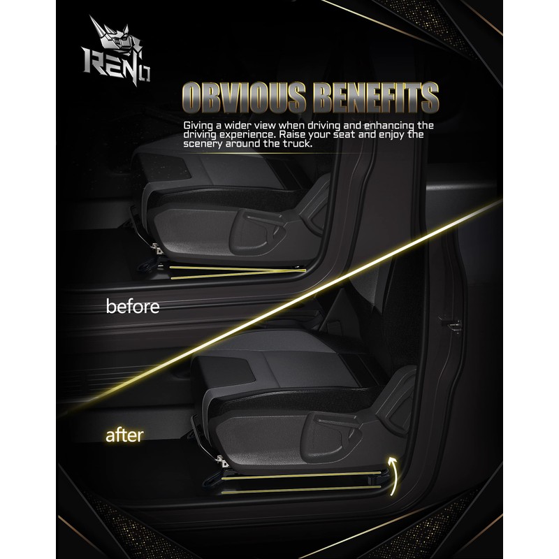 RENO Seat Spacers, 387-2104 Plus Front Driver or Passenger Recline