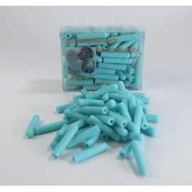 DEDEYA Universal Size Silicone Dishwasher Prong Rack Caps,Dishwasher Rack Repair (Cyan)