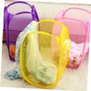 Ciieeo Nylon Laundry Storage Baskets Set Foldable Mesh Clothing Baskets