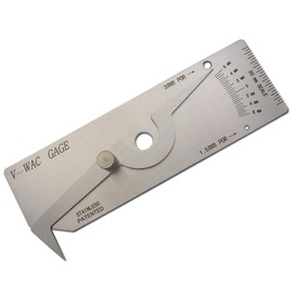 V-WAC Gauge - Medidor de soldadura individual de acero inoxidable métrico