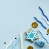 JOB JOL Hanukkah Cookie Cutters 3 PCS, 4'', Star of
