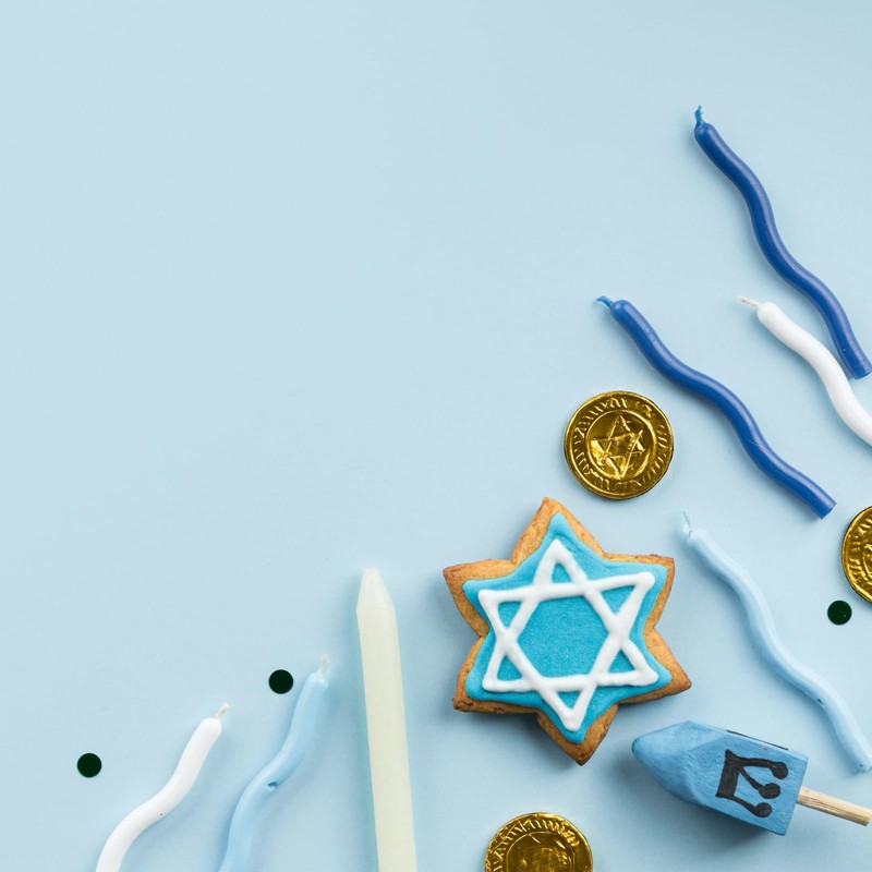 JOB JOL Hanukkah Cookie Cutters 3 PCS, 4'', Star of