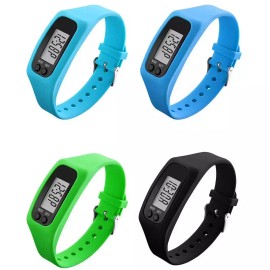 (수량:연핑크)손목시계 겸용 만보계 방수 칼로리 만보기 이동거리 (Pink) Wrist Watch Pedometer Waterproof Calorie Counter Distance Tracker