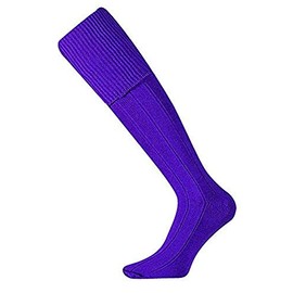 Mitre Unisex Junior Sports | Team Kit Lightweight Long Breathable Mercury Plain Football Socks - Purple, Size 3 6, Purple, Junior 3 UK - 6 UK EU