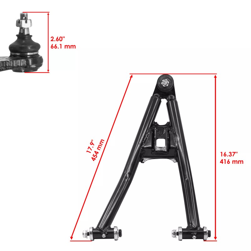 Caltric Front Lower A-Arms for Yamaha Raptor 700 / 700R