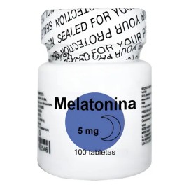 Melatonina 5 Mg, 100 Tabletas Sabor Natural