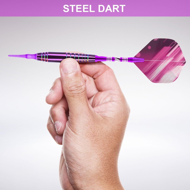 Lavishio Professional Soft Head Dart Set 19g Plastic Dart Heads,