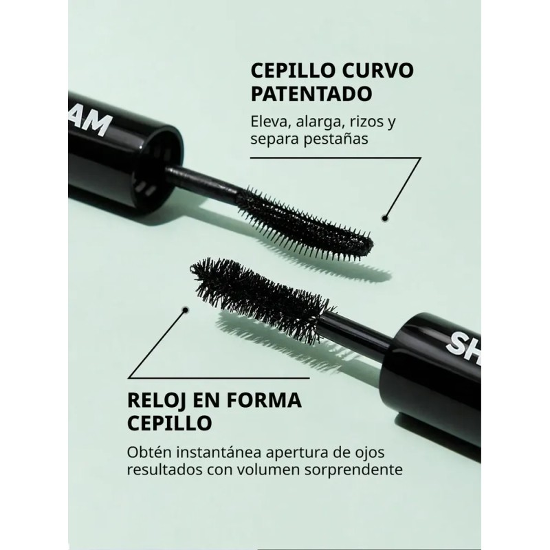 Sheglam Máscara De Pestañas 2 En 1 Volumen Y Alargamiento