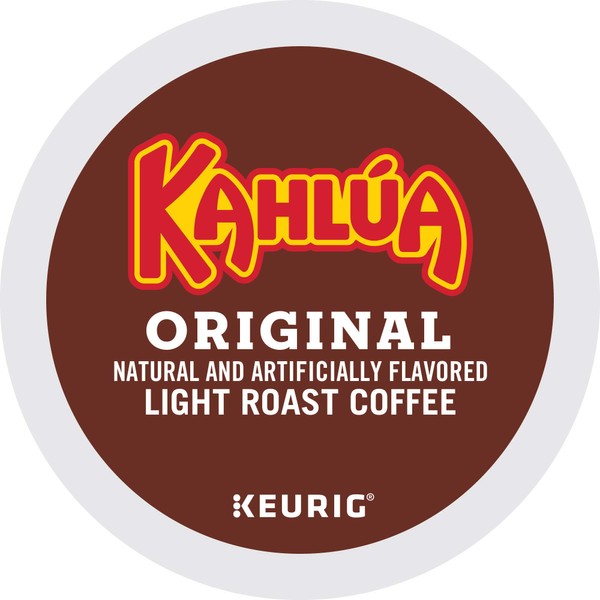 Kahlua Original, Single-Serve Keurig K-Cup Pod, Light Roast Coffee, 72 Count