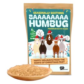 Goats of Christmas Past Bath Soak Premium Sea Salt Teen Christmas Gag Gift for Boys and Girls Funny Stocking Stuffers for Animal Lovers Goat Farmers