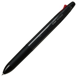 Pilot Acroball 4+1 Multifunction Ballpoint Pen, Equipped with 0.7mm Oil-Based Ink (Black, Red, Blue, Green), 0.5mm Mechanical Pencil, Black, BH41AB-175-B