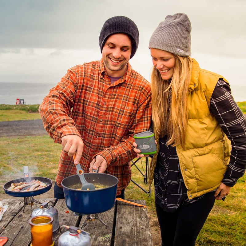 GSI Outdoors Bugaboo Base Camper Medium, High-Efficiency Cookset – Ceramic