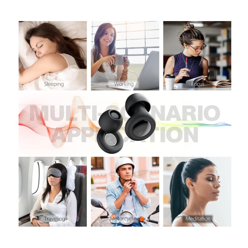 BOECIOG Ear Plugs for Sleeping Noise Cancelling – 30dB Reusable