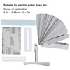 Guitar Tool Set Including Sander Radius Gauge String Action Ruler