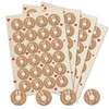 Logbuch-Verlag Easter Stickers Easter Bunny Happy Easter Saying in German
