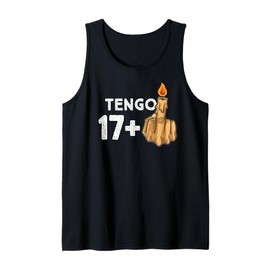 17+1 Half Finger 18th Birthday Candle Tank Top