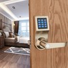 HENYIN Digital Door Lock,Unlock with M1 Card, Code and Key,Handle