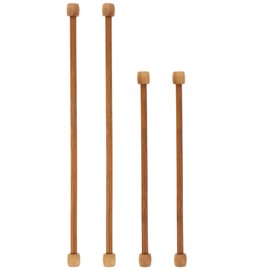 Gatuida 4 Pcs Wooden Tapestry Hanging Poles: Bead Ended Wooden Rods DIY Wooden Sticks for Craft Macrame Wall Hanging Rods Wooden Banner Poles