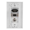 Multimedia Wall Plates Socket Panel, Composite HDMI VGA DC 3.5mm