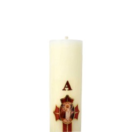mrcjsales - Easter Regular Candle 12" - 1/2 Kilo. Divine Jesus Christ Symbol.