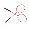 LEIJIAER Badminton Racket Offensive Iron Alloy Lightweight Comfortable Grip Sports