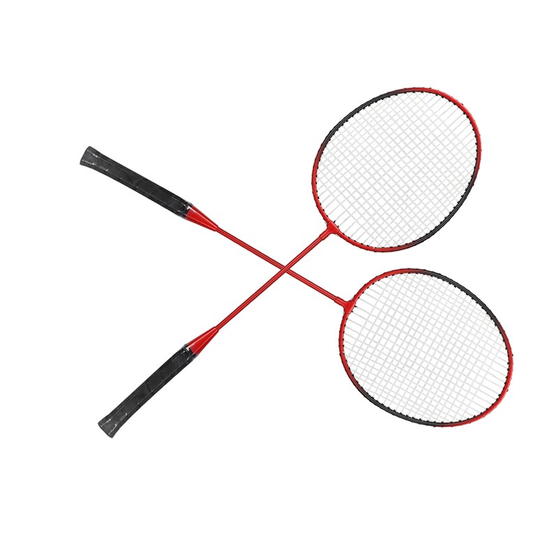 LEIJIAER Badminton Racket Offensive Iron Alloy Lightweight Comfortable Grip Sports