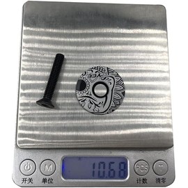 Black Bicycle Front Fork Top Cap, Bicycle Headset Cap and Screw, Bicycle Top Tube Cap, Bicycle Decoration for Road Bike, 28.6mm Handlebars, Headsets and Stems