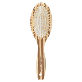 Olivia Garden Bamboo Touch Brush - Sustainable Bamboo Detangle Massage Hair Brush, Bamboo Bristles - Size M