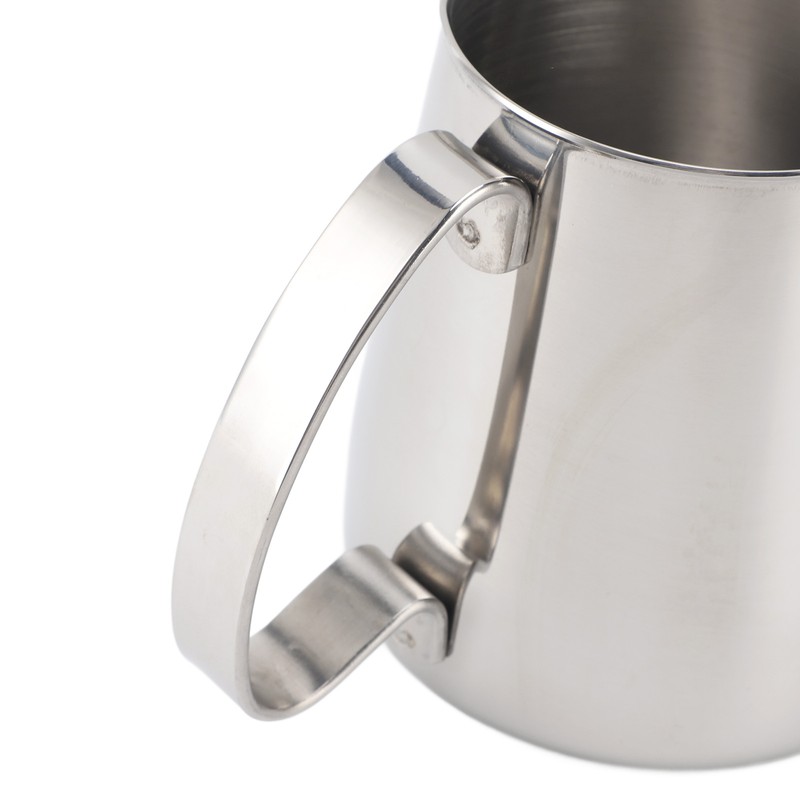 Milk Frothing Pitcher 304 Stainless Steel Dripless Spout Coffee Milk