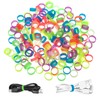 Aeaocvo Pack of 200 Rubber Rings, 12 mm Small Elastic