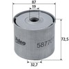 Valeo 587701 Fuel filter