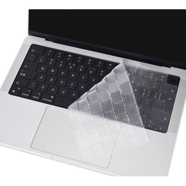 CaseBuy Premium Ultra Thin Keyboard Cover for MacBook Air 13 inch M1 Chip Model A2337 A2179 2021 2020 Release, MacBook Air 13 inch Keyboard Protector Accessories -UK/EU Layout