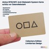 Off-Block Active RFID/NFC Blocking Card Motif Game Design in Gold