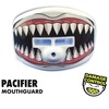 DAMAGE CONTROL Pacifier Mouthpiece – Football Mouthguard with Helmet Strap,