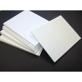Unbranded CR Framing, Pack Of 25 Foam Core 3/16" Thick 7" x 9" White Board Framing Art