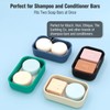 Enhanced Leak Proof Travel Soap Case, AIMAIAIMAI Silicone Soap Container