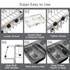 Small Expandable Over The Sink Dish Drainer Drying Rack In