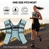 APEXUP Weighted Vest with 5lbs/10lbs/15lbs/20lbs/25lbs/30lbs Weights and Reflective Stripe, Weight