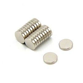 N42 Neodymium Magnet for Arts, Crafts, Model Making, DIY, Hobbies, Office, and Home - 10mm dia x 2mm thick - 1.44kg Pull - Pack of 20