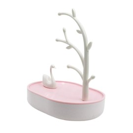 mossty Swan Lake Jewelry Tray Large Storage Box Ring Holder Trinket Dish Modern Decor Display Earrings Necklace Bracelet Organizer