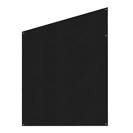 RecPro Rv Awning Side Sun Shade Screen for Side Panel | Black Mesh Screen Sunshade UV Sun Blocker (7’ x 9’ Drop)