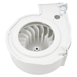 HECASA 131775600 Blower Wheel and Housing Compatible with Specific Electrolux and GE Manufactured Dryer Models including Frigidaire Replacement for WE14X10025 White PP Plastic Assembly