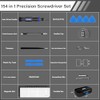 KIROGILY Juego de Desarmadores, Kit de Desarmadores para PC 154