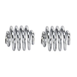 Motorcycle 2 inch Barrel Coiled Solo Seat Springs for Harley Davidson, Honda, Kawasaki, Yamaha, Suzuki and Triumph bobber, chopper, softail, rigid build (Chrome 2 inch)