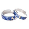 Dtup Anillos De Compromiso Noche Estrellada De Van Gogh Pareja