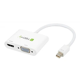 Techly IADAP MDP-VGAH12 Mini Display Port to Hdmi/Vga Adapter