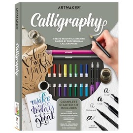 Hinkler - Art Maker Studio Calligraphy Kit - Crafts for Adults - Calligraphy Set