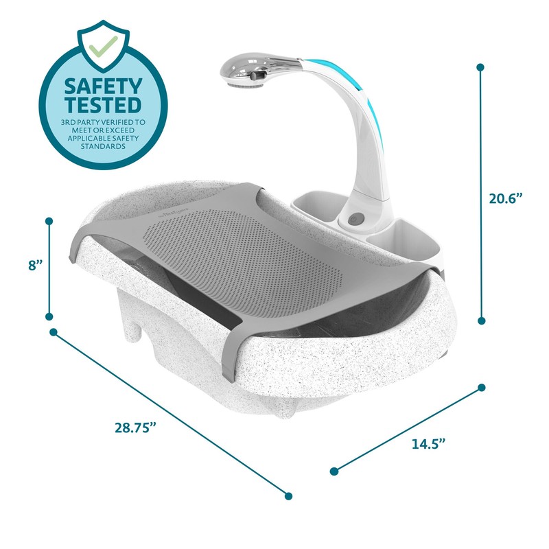 The First Years Rain Shower Baby Bathtub Set - Includes