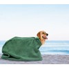 Geyecete Premium Microfiber dog towel bag Dog Drying Bag with