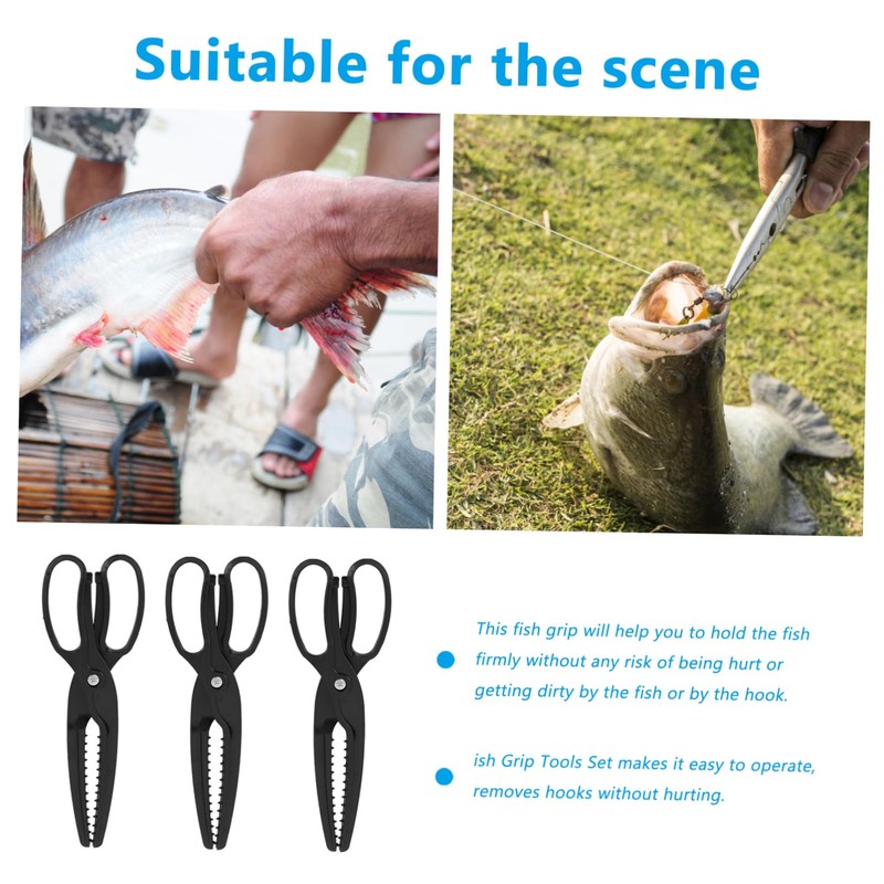 BESPORTBLE Fishing Accessory Fish Locking Clamp Fish Operation for Catching/Releasing